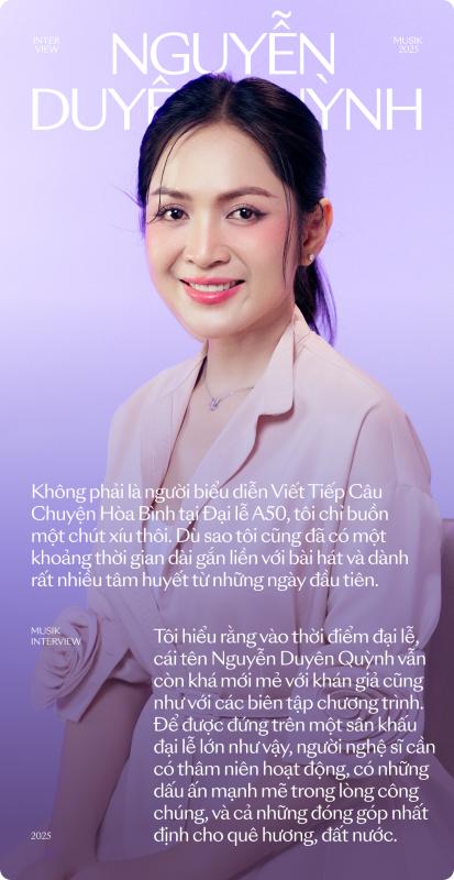 Nguyễn Duyên Quỳnh: “Nếu có tình cảm với Nguyễn Văn Chung thì dừng âm nhạc lại”- Ảnh 4.