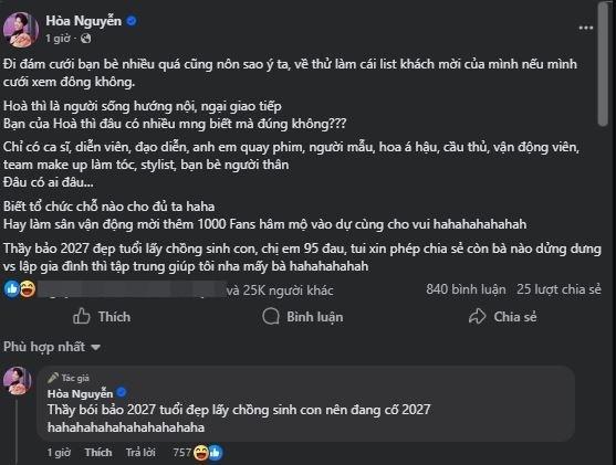 Hòa Minzy phản hồi về chuyện lên xe hoa- Ảnh 2.