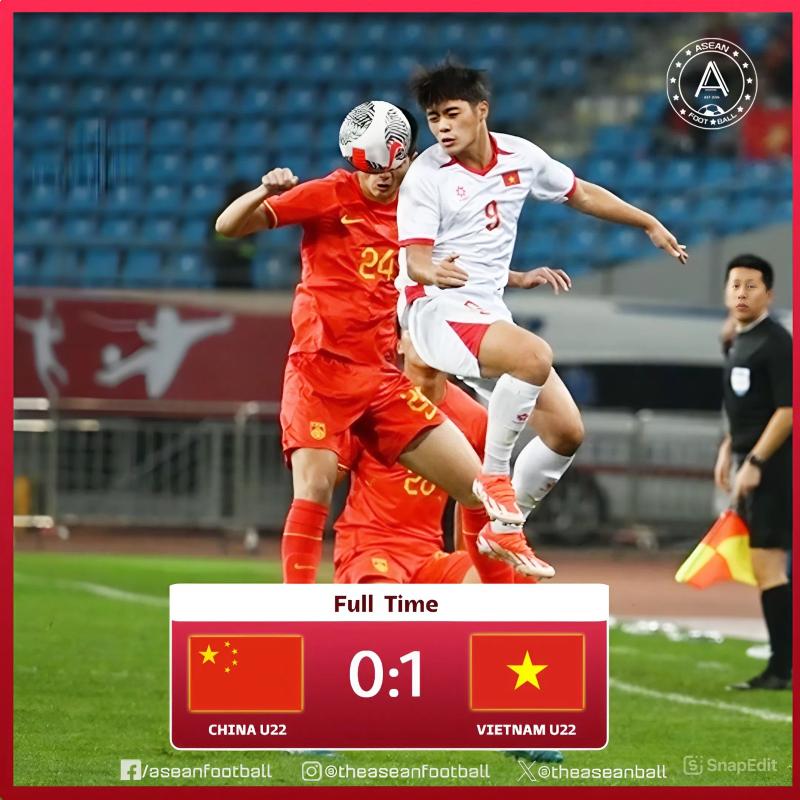 U22 Việt Nam chơi bùng nổ, gieo sầu cho Trung Quốc ngay trên đất khách- Ảnh 1.
