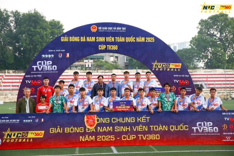 Tìm ra nhà vô địch Giải bóng đá nam sinh viên toàn quốc 2025- Ảnh 2.