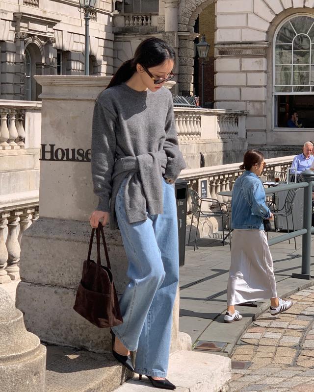 Áo len và quần jeans: Combo đẹp bất bại trong mùa lạnh, có rất nhiều cách diện để style luôn xịn- Ảnh 1.