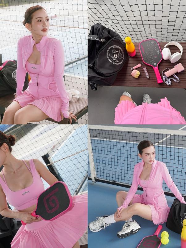 Sao nữ Vbiz chơi pickleball gây tranh cãi: Ăn mặc bị chê lố lăng, trang điểm đậm lè như đi diễn- Ảnh 4.