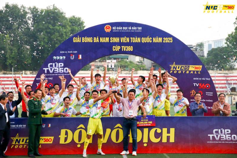 Tìm ra nhà vô địch Giải bóng đá nam sinh viên toàn quốc 2025- Ảnh 1.