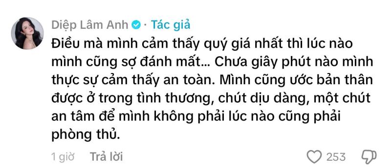 Diệp Lâm Anh giữa lùm xùm với chồng cũ: