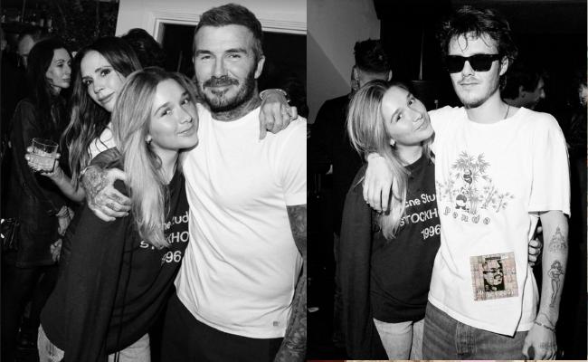 Tiểu thư Harper Beckham mặc đồ đơn giản vẫn xinh đẹp chiếm spotlight, David và Victoria rơi nước mắt vì cậu ba Cruz- Ảnh 1.