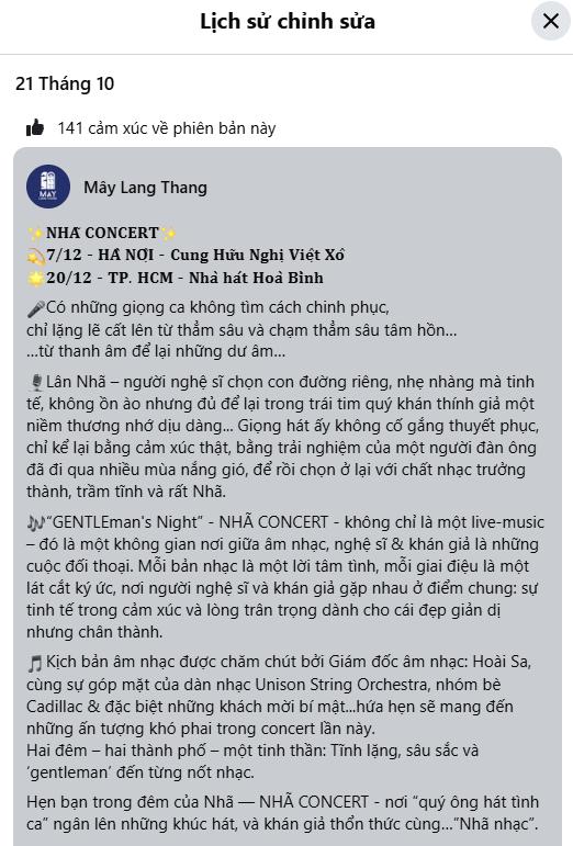 Giọng ca thực lực bán vé đắt ngang ngửa Mỹ Tâm - Hà Anh Tuấn huỷ show vì ế vé - Ảnh 2.