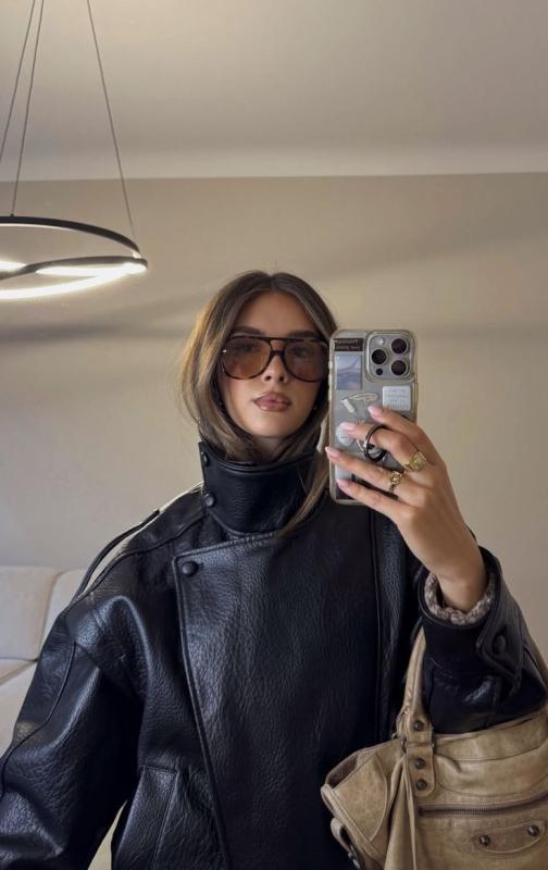 Áo da Zara đang "on top" trend Thu Đông, còn được ví sang như đồ Saint Laurent- Ảnh 3.