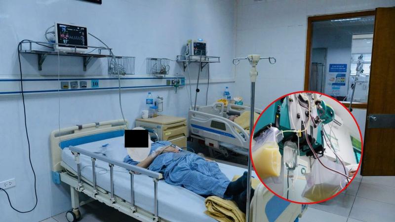 Người đàn ông Hà Nội máu trắng như sữa, 3 ngày liên tiếp phải lọc máu vì loại đồ uống nam giới mê- Ảnh 1.