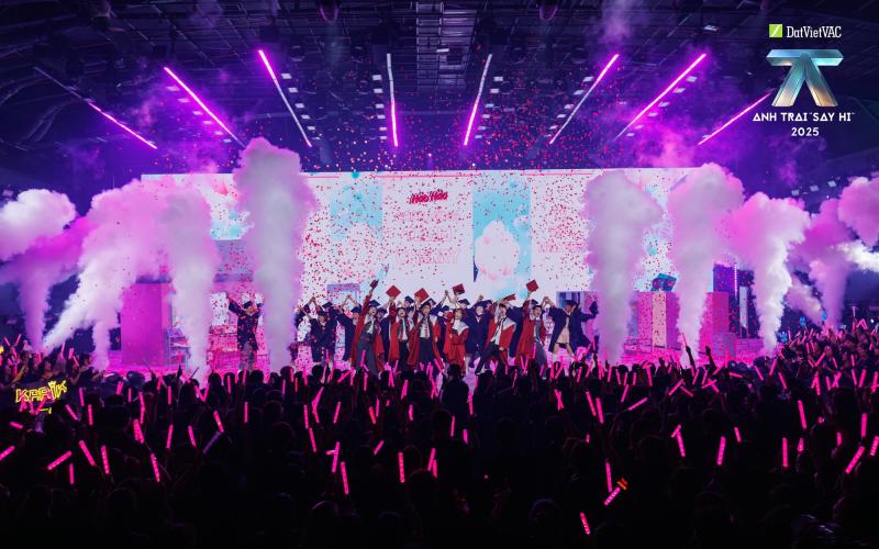 Hot nhất Live Stage 3 Anh Trai Say Hi: Tổ hợp 196 tuổi toàn đỉnh lưu Vpop nhưng hát nhạc meo meo kiểu Kpop- Ảnh 1.