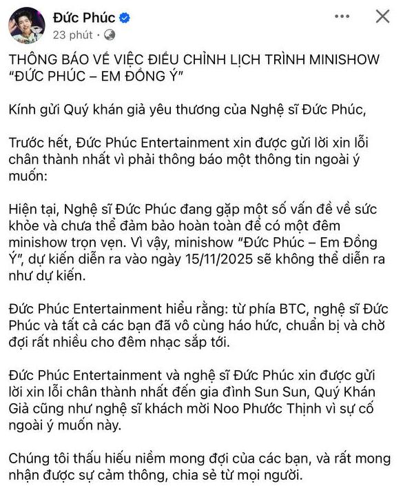 Đức Phúc xin lỗi- Ảnh 1.