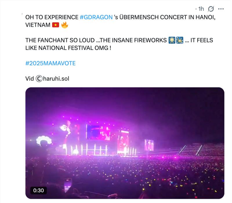 Fan quốc tế choáng ngợp với pháo hoa và fanchant “điên rồ” của fan Việt, concert G-DRAGON đỉnh cỡ này 10 đêm cũng không bõ!- Ảnh 7.