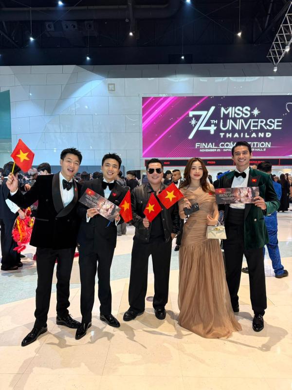 Đoàn Việt Nam sang Thái Lan cổ vũ Hương Giang tại Chung kết Miss Universe: Không có ồn nhất, chỉ có ồn hơn!- Ảnh 3.