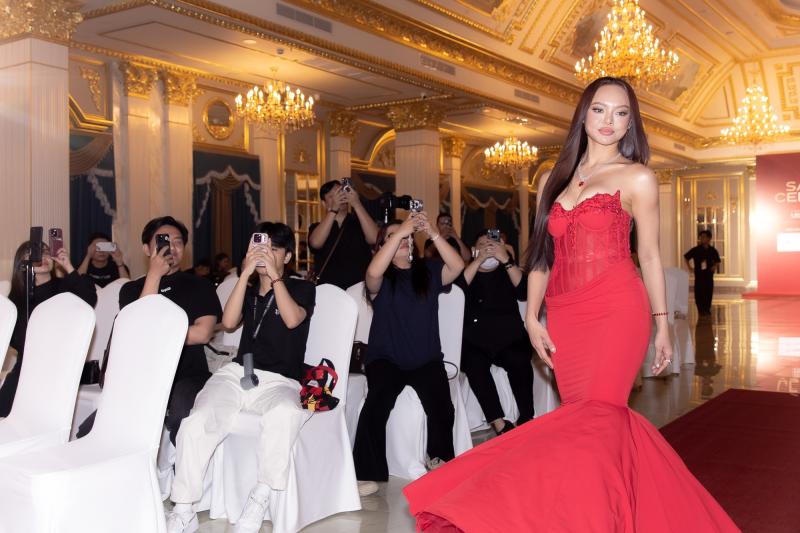 Mai Ngô catwalk loạng choạng, lộ ngoại hình gây tranh cãi khi thi quốc tế- Ảnh 4.