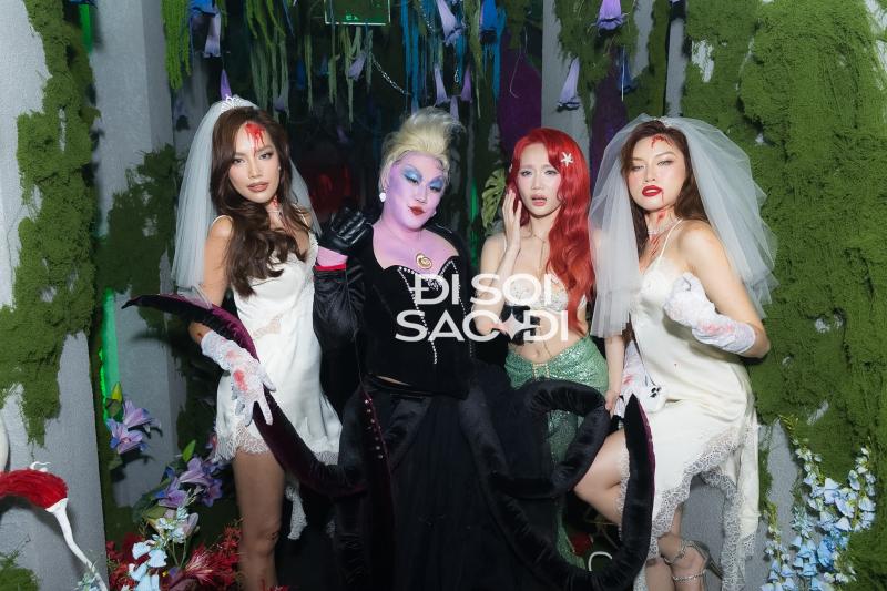 Đại tiệc Halloween đỉnh nhất Vbiz: Kaity hoá Tinkerbell xinh xuất sắc, Quỳnh Anh Shyn đi trễ về sớm giữa ồn ào- Ảnh 6.