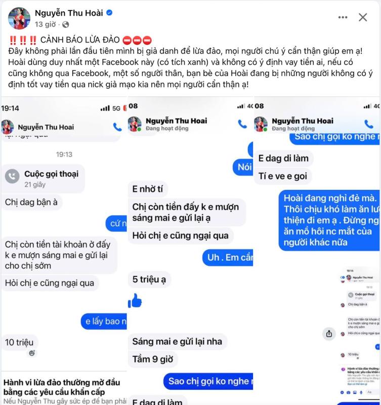 VĐV Thu Hoài cầu cứu- Ảnh 1.