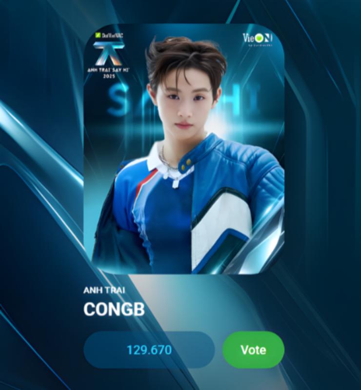 CongB là thí sinh vô cùng được lòng fan