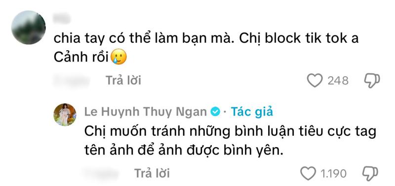 Thuý Ngân đã block Võ Cảnh: Căng thẳng đến mức này sao?- Ảnh 1.
