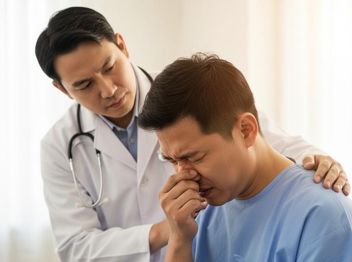 Người đàn ông nguy kịch sau vài ngày sổ mũi- Ảnh 1.