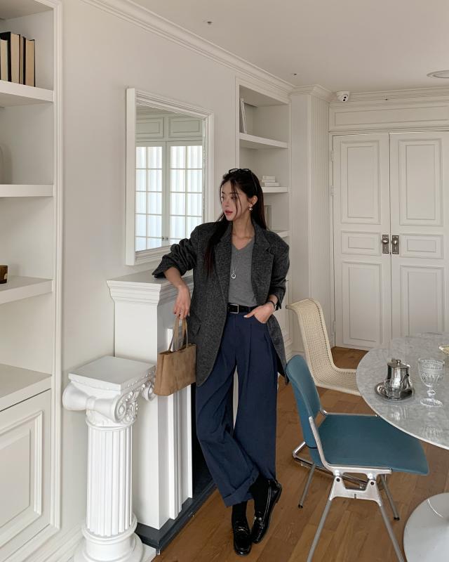 Áo blazer và quần âu: Công thức nhân đôi sự thanh lịch, mặc đi làm 5 ngày 1 tuần cũng không thấy chán- Ảnh 3.
