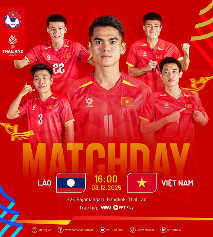 Đình Bắc lập cú đúp, U22 Việt Nam chật vật thắng Lào 2-1: Đường đến HCV SEA Games 33 đầy gian nan- Ảnh 17.