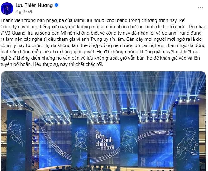 Đơn vị hủy đột ngột đêm nhạc Về Đây Bốn Cánh Chim Trời hiện “tạm dừng kinh doanh có thời hạn”- Ảnh 8.