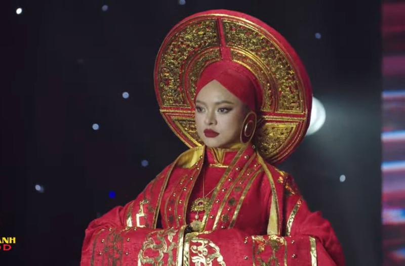 Mai Ngô dùng chiêu khi diễn áo tắm ở bán kết Miss Charm- Ảnh 16.
