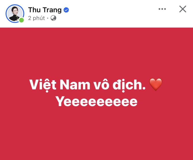 Hương Giang, Tiểu Vy và dàn sao mừng Việt Nam vô địch SEA Games 33- Ảnh 7.