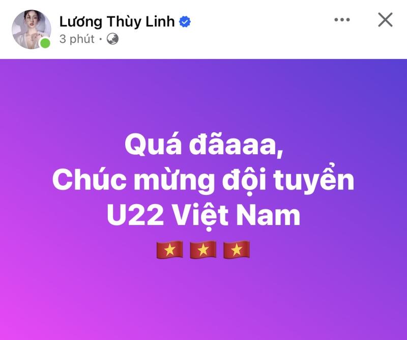 Hương Giang, Tiểu Vy và dàn sao mừng Việt Nam vô địch SEA Games 33- Ảnh 5.