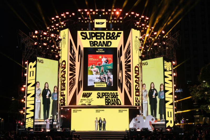 Canifa S chiến thắng Super B&F Brand tại WeYoung 2025- Ảnh 1.