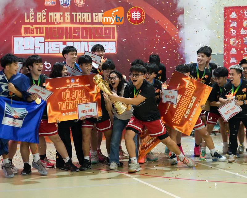 Lễ bế mạc giải bóng rổ học sinh THPT MyTV Highschool Basketball 2025- Ảnh 2.