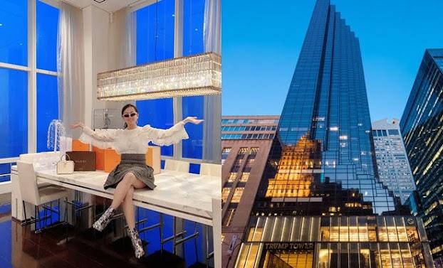 Nữ ca sĩ Việt đi chuyên cơ riêng, ở penthouse 2.600 tỷ view ngắm trọn New York, lộ gia thế khủng của chồng- Ảnh 6.