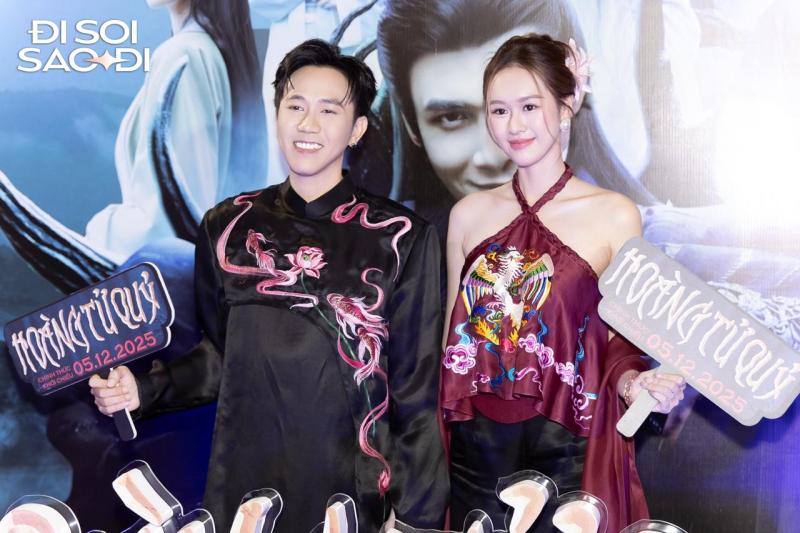 Thảm đỏ HOT nhất hôm nay: Lan Ngọc - ISAAC đẹp phát sáng, 1 cặp sao Việt hôn nhau trước hàng trăm người- Ảnh 10.