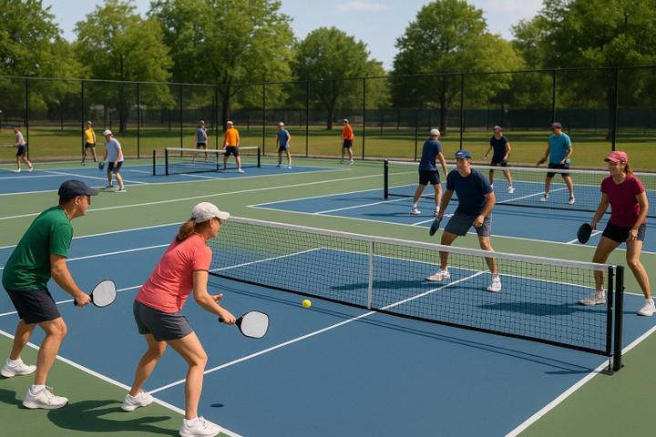 Tiếng 'póc póc' từ sân pickleball: Bác sĩ cảnh báo nguy cơ suy kiệt sức khỏe- Ảnh 3.