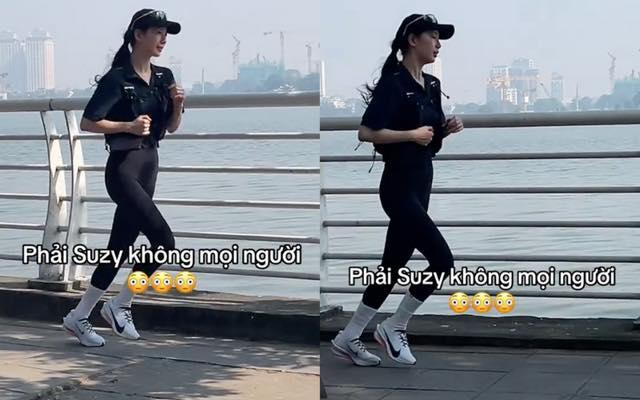 Suzy xuất hiện chớp nhoáng ở hồ Tây đốn tim fan bởi vóc dáng nuột nà: Từng có quá khứ mũm mĩm nhờ ăn món này mà hết để hơn 1 thập niên chỉ 47kg- Ảnh 1.