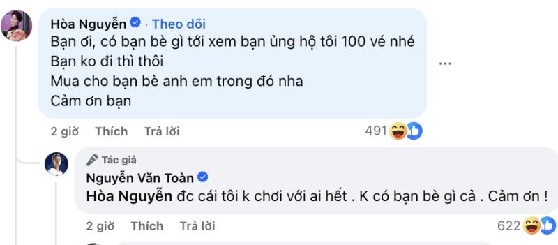 Văn Toàn nói thẳng với Hoà Minzy: 