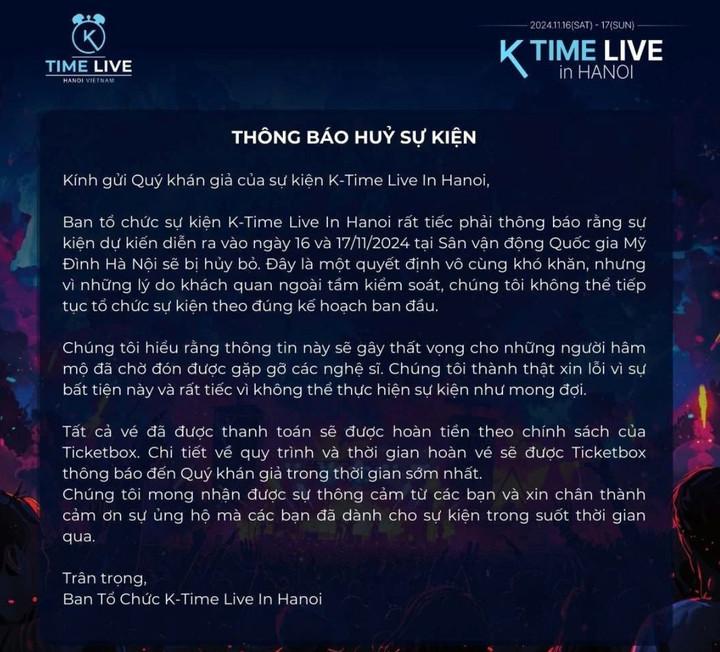 Những đêm nhạc từng bị hủy sát giờ diễn tại Việt Nam- Ảnh 3.