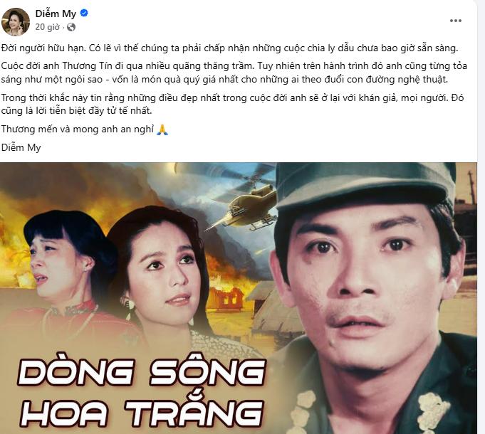 Tình cũ nghẹn ngào tiễn biệt NS Thương Tín:
