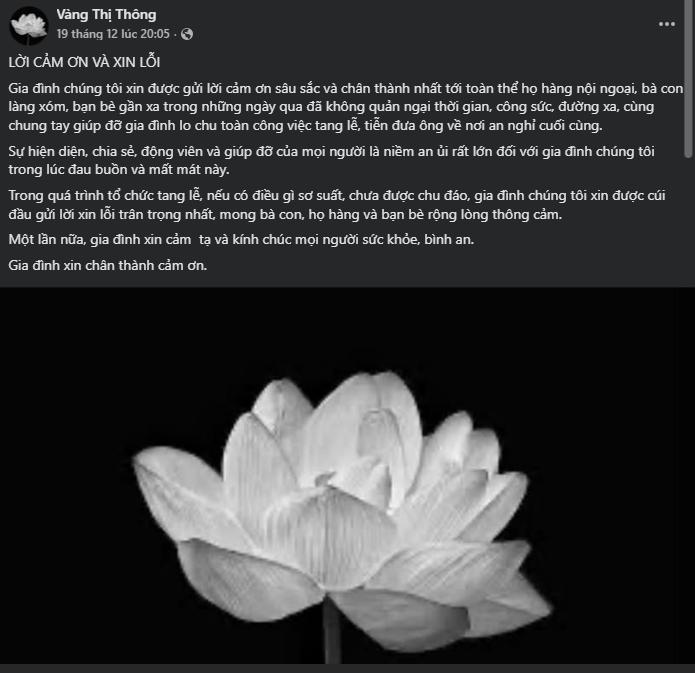 Chị Vàng Thị Thông trong Gia đình Haha nghẹn ngào chia sẻ sau khi người thân qua đời- Ảnh 4.