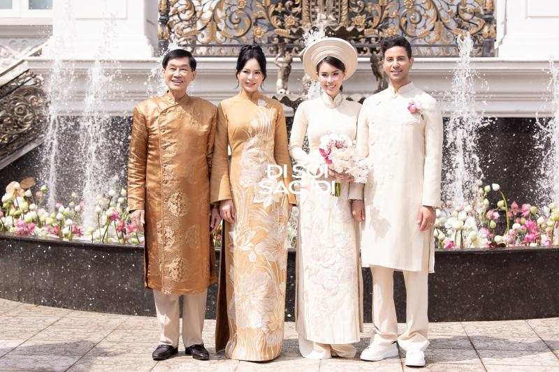 Cô dâu Tiên Nguyễn đẹp miễn chê bên chồng gốc Dubai, soi cận 2 chiếc vòng trên cổ mà loá cả mắt- Ảnh 5.
