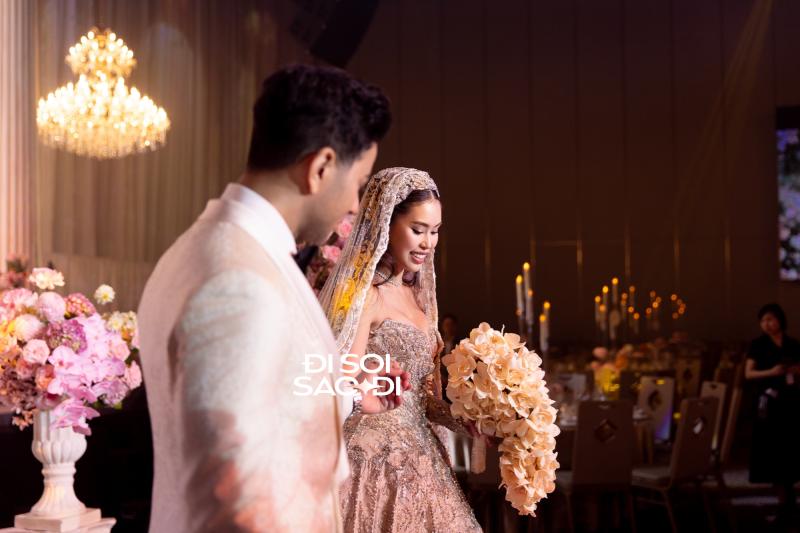 Ái nữ nhà tỷ phú Johnathan Hạnh Nguyễn hoá công chúa trong lễ cưới, visual bùng nổ bên cạnh chồng gốc Dubai- Ảnh 3.
