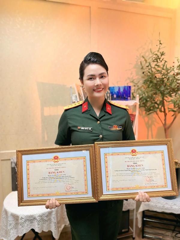 Đại úy Quân đội được Bộ Quốc phòng khen thưởng: Thi quốc tế đạt giải xuất sắc, làm giảng viên nhiều người trọng vọng- Ảnh 3.