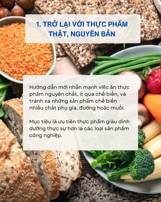 7 thay đổi lớn trong hướng dẫn chế độ ăn uống mới của Hoa Kỳ: Không quá xa lạ với người Việt, nhiều người thích ngay từ điều đầu tiên- Ảnh 2.