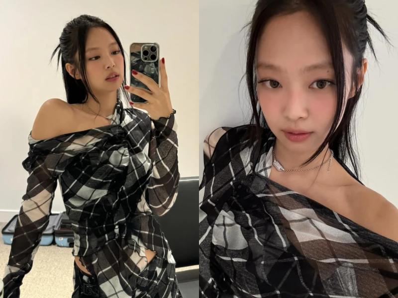 Jennie là sách mẫu hoàn hảo cho 5 kiểu tóc hợp mặt tròn, 2026 này nhất định phải thử- Ảnh 5.
