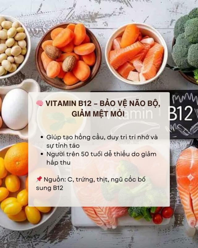 Không phải thuốc bổ đắt tiền, đây là 6 vitamin mà người sau 50 tuổi dễ thiếu và cần bổ sung nhất - ai bỏ qua sẽ hối hận- Ảnh 3.