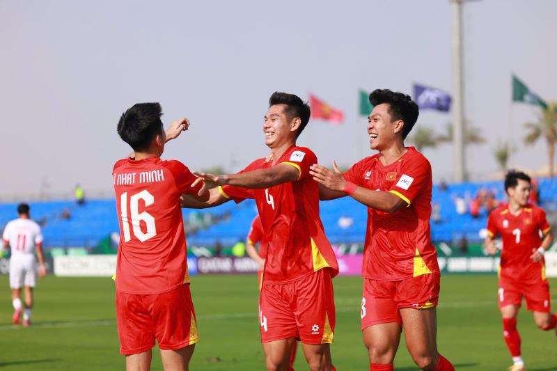 Ảnh: Hotboy U23 Việt Nam Đình Bắc, Hiểu Minh "xé lưới" U23 Jordan tại giải U23 châu Á- Ảnh 8.
