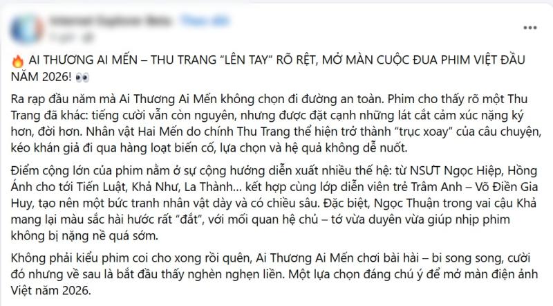 2026 mở bát với phim Việt quá xịn: Cả MXH thi nhau tung hô, nữ chính muốn chê cũng không nổi- Ảnh 8.