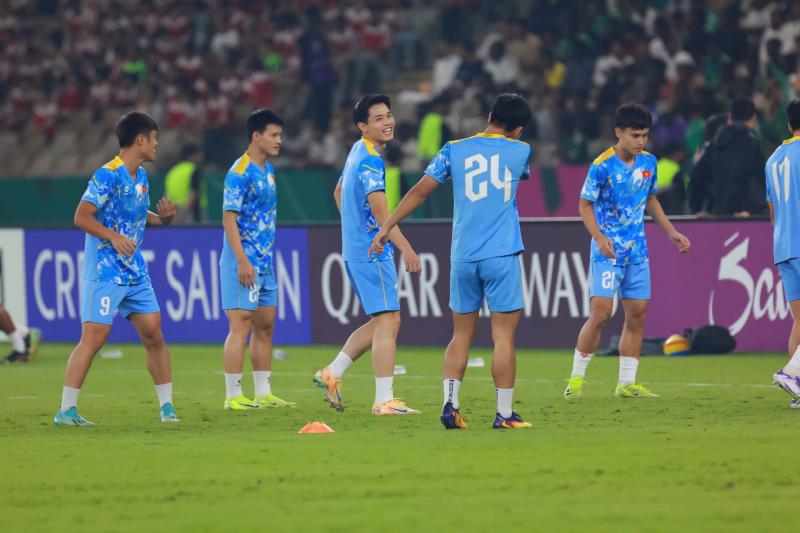 U23 Việt Nam lập kỷ lục với 3 trận toàn thắng, giành vé vào tứ kết U23 châu Á- Ảnh 2.