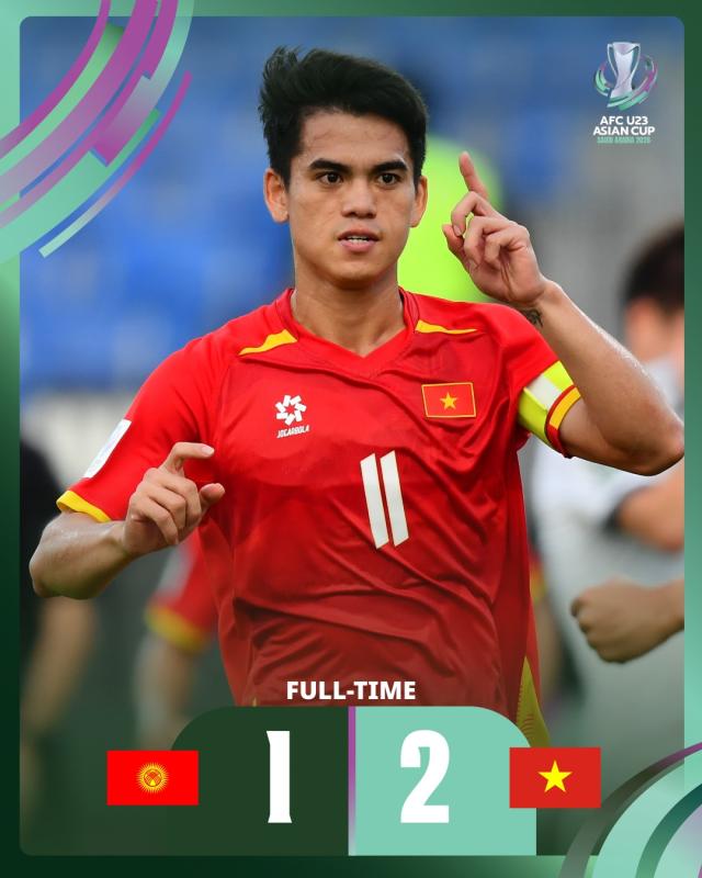 Đội trưởng U23 Việt Nam bùng nổ cảm xúc sau chiến thắng nghẹt thở trước U23 Kyrgyzstan: Chúng tôi đã không bỏ cuộc!- Ảnh 1.