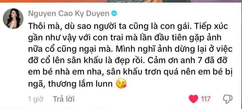 Hoa hậu Thiên Ân lên tiếng nóng- Ảnh 1.