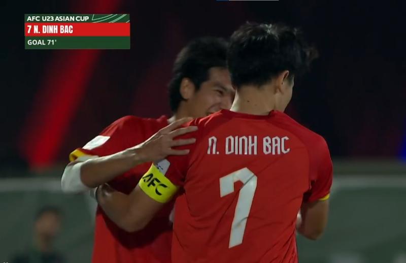 Bùng nổ cảm xúc: Đình Bắc ghi siêu phẩm, U23 Việt Nam tiếp tục dẫn trước U23 Hàn Quốc sau 2 phút nghẹt thở- Ảnh 4.